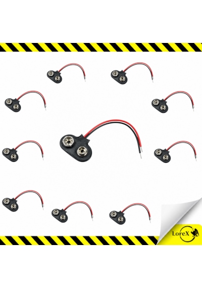 Lorex Pil Yuvası 9v, 10'li
