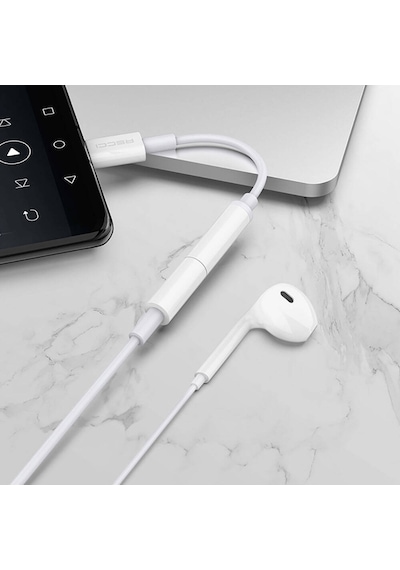 Type-c Den Aux Dönüştürücü Kablo Recci Rds-a03 3.5mm To Type-c Audio Ses Aux Kablo