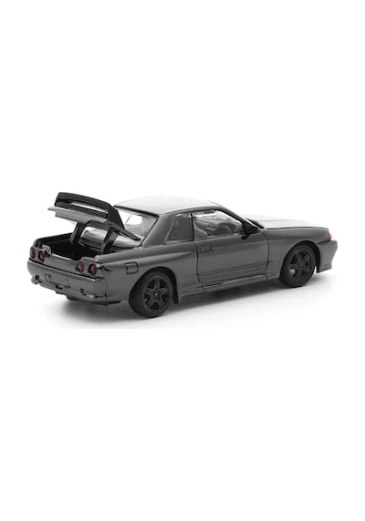 Pop Race 1:64 Nissan Skyline Gt-r R32 Dark Chrome Edition Prdc002 Diecast Model Araba Siyah