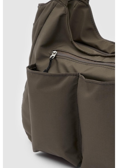 Shule Bags Baia Teknik Kumaş Günlük Spor Çanta Mocha Çok Renkli