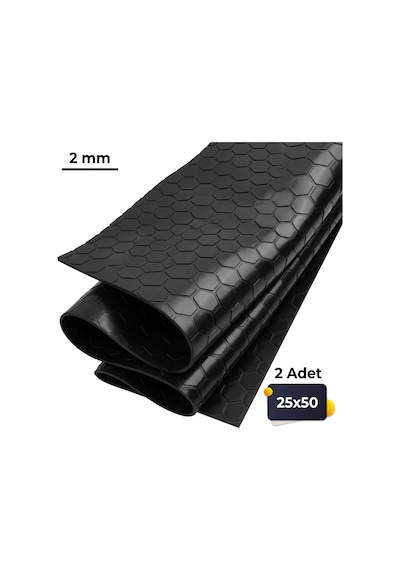 Elektrikli Araç Şarj Alanı 1kv İzole Elektrikçi Koruma Pedi - 25x50 Cm Seyyar Güvenlik Matı 2 Adet