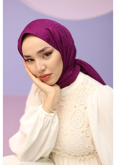 Silk Home Deluxe Şal - Mürdüm - Mürdüm