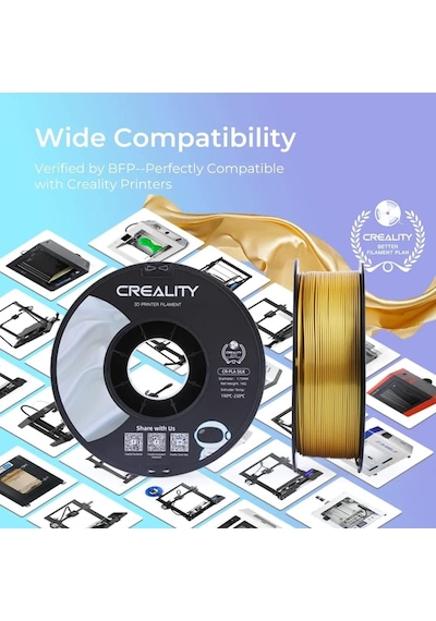 Creality Cr-silk Pla 1,75mm 3d Baskı Filament 1kg - Mor - Urhanshop Yetkili Satış
