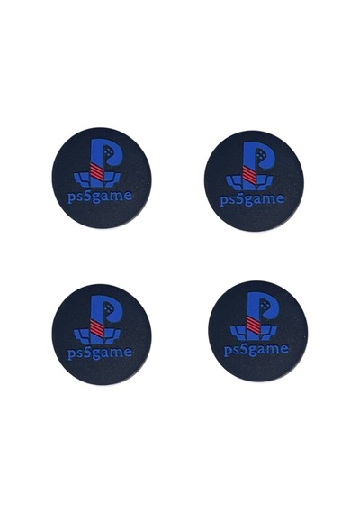 Desenli Sony Ps5/ps4/ps3 Uyumlu Analog Koruyucu Silikon Pad-ps5 Game Siyah