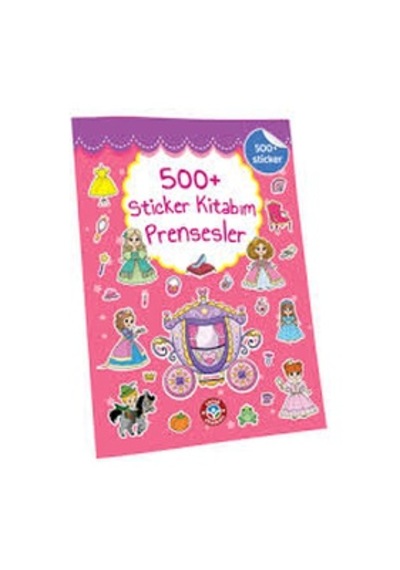 4e 101 Sticker Etknlik Kitabı Taşıtlar-prenses-hayvanlar-tatil Pembe