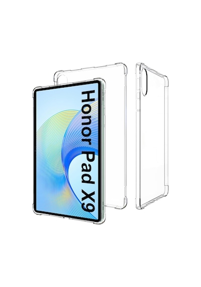 Honor Pad X9 11.5'' Inç Uyumlu Şeffaf Silikon Köşe Koruyuculu Tablet Kılıfı Kılıf