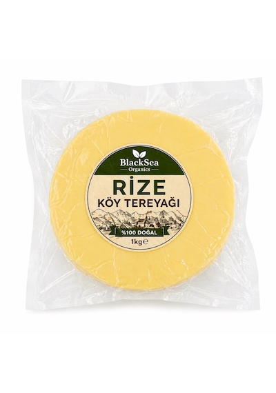 Blacksea Organics Rize Köy Tereyağı 1 Kg Doğal Yayık Tereyağı Katkısız