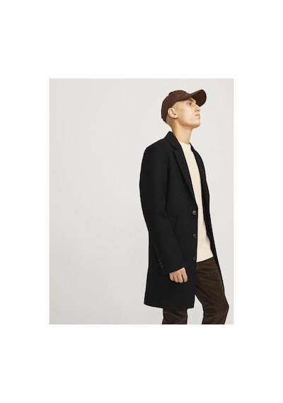 Jack & Jones Jjeharrıson Yün Palto 12263845 Siyah