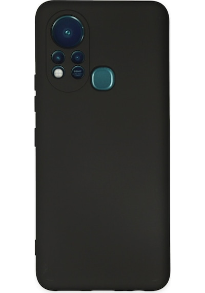İnfinix Hot 11s Uyumlu Kılıf Nano İçi Kadife Silikon - Siyah
