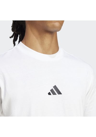Adidas Essentials Small Logo Single Erkek Beyaz T-shirt Jf1092 Beyaz