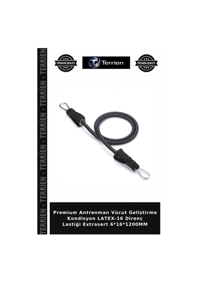 Premium Antrenman Vücut Geliştirme Kondisyon Latex-16 Direnç Lastiği Extrasert 6 16 1200mm Çok Renkli
