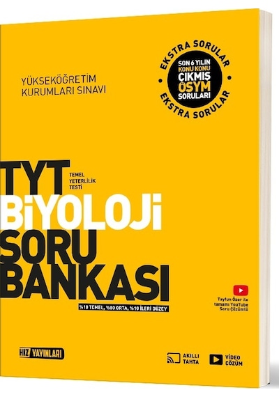 Hız 2025 Tyt Biyoloji Soru Bankası