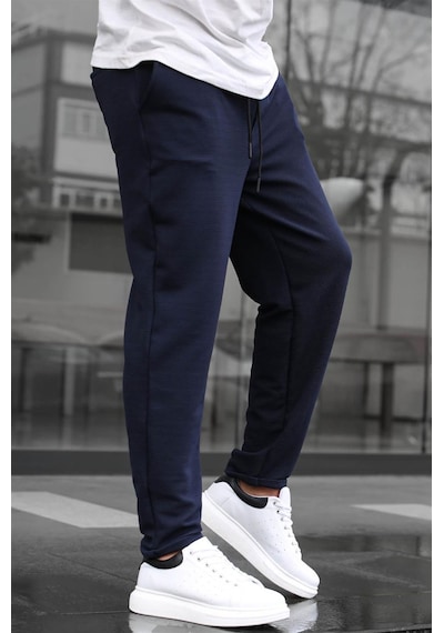 Madmext Lacivert Basic Waffle Kumaş Erkek Pantolon 6509-lacivert Lacivert