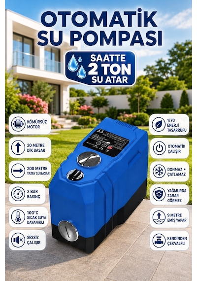 Sv300 Akıllı Su Pompası Tüm Musluklara Sabit Basınç Kömürsüz Motor Otomatiktir Pro Seri