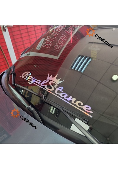 Royal Stance Hologram Ön Cam Sticker