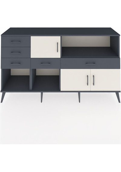 Hyperion Konsol 2 Raflı 5 Çekmeceli 3 Kapaklı 176x44x99 Antrasit- Antrasit-aytaşı/antrasit Hyperion Konsol 2 Raflı 5 Çekmeceli 3 Kapaklı 176x44x99 Antrasit- Antrasit-aytaşı/antrasit