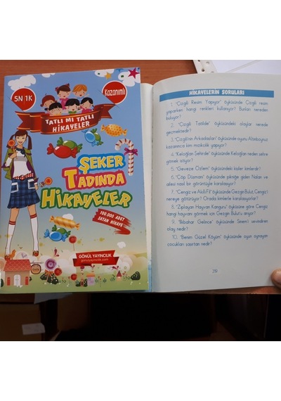 Hikaye Kitaplari Ana Okulu ve 1-2.Sınıf Öğrenciler için 5 Kitap