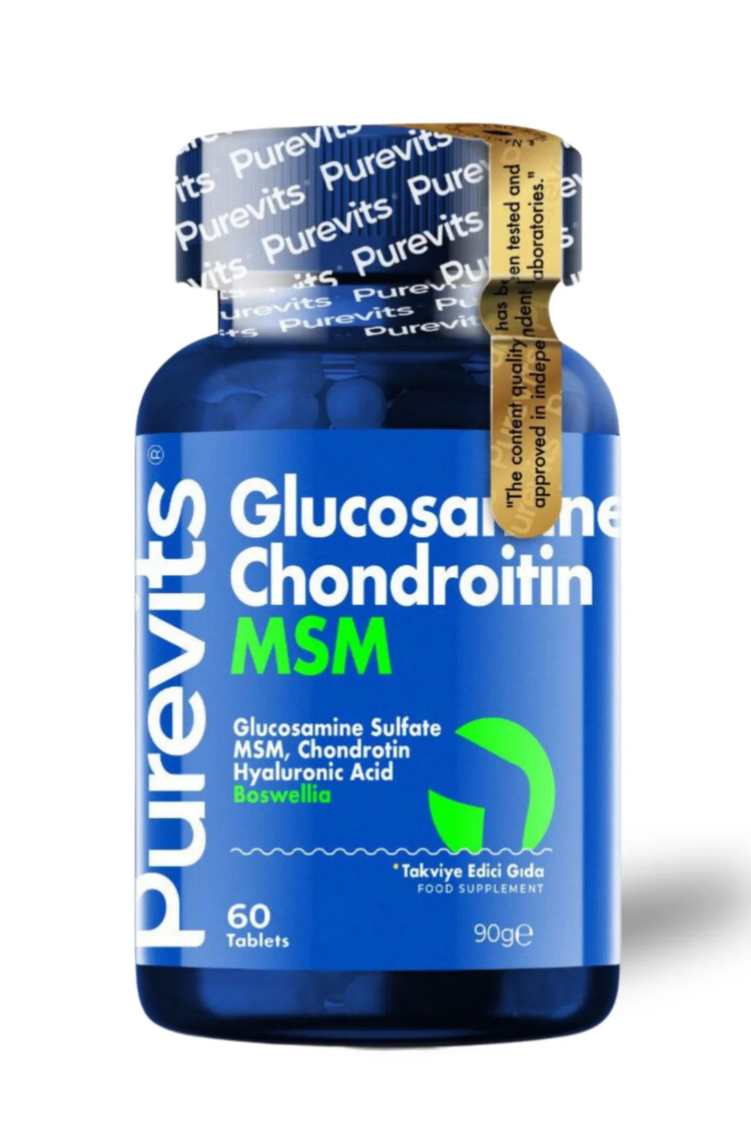 Purevits Glucosamine Chondroitin Msm 60 Tablet
