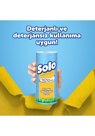 Solo Hijyenik Temizlik Bezi 12'li
