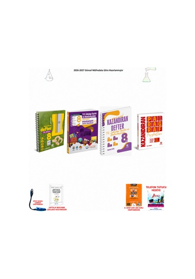 Çanta 8. Sınıf Lgs Tüm Dersler 154 4 Kitap Seti