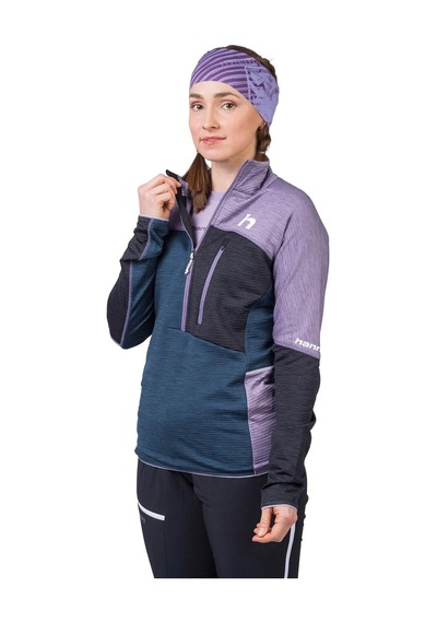 Hannah Meda Hz Kadın Sweatshirt 10047361hhx.01 Lg-ssml Lavender Gray Stratified