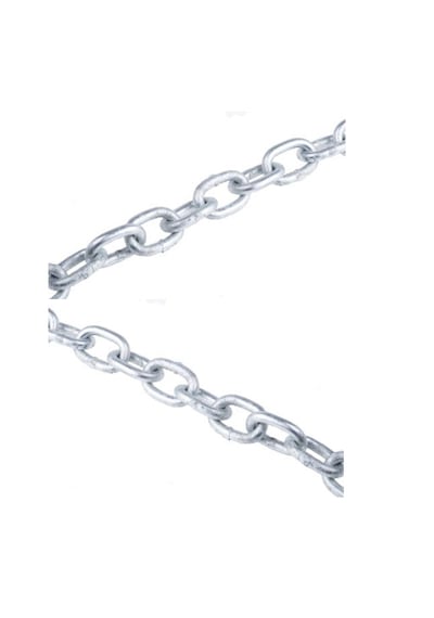 Galvaniz Zincir. 6mm. Sıcak Daldırma Galvaniz Zincir. 1 Metre