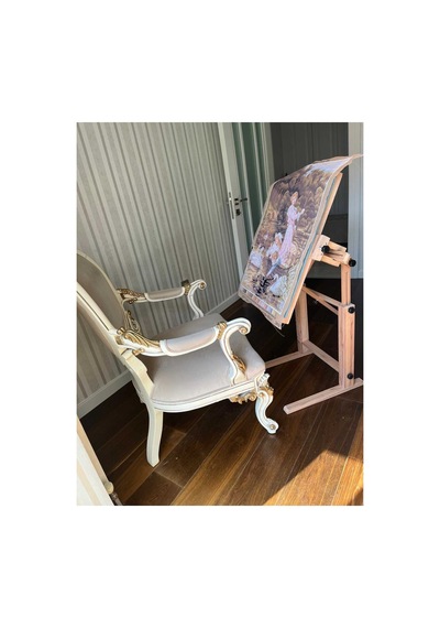 Kasnak Tutucu Ahşap Ayaklı Stand 20cm İle 100cm Arası Tüm İğneli/telli Kasnak Bağlanabilir Özellik
