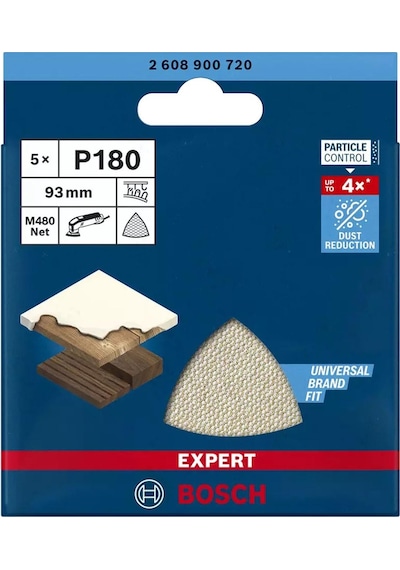 Bosch M480 93x93 Mm 180 Kum Elek Telli Net Zımpara 2608900720
