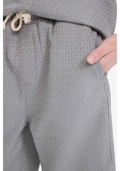 Defacto Erkek Çocuk Regular Fit Dokulu Şort E7014a825hsgr265 Gri