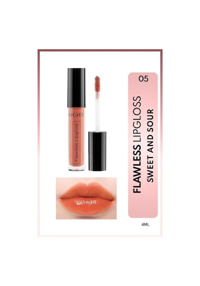 Note Flawless Lipgloss 05 Sweet&sour 01