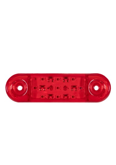 Formplas 9 Led Tombul Lamba 8.5cm Kırmızı