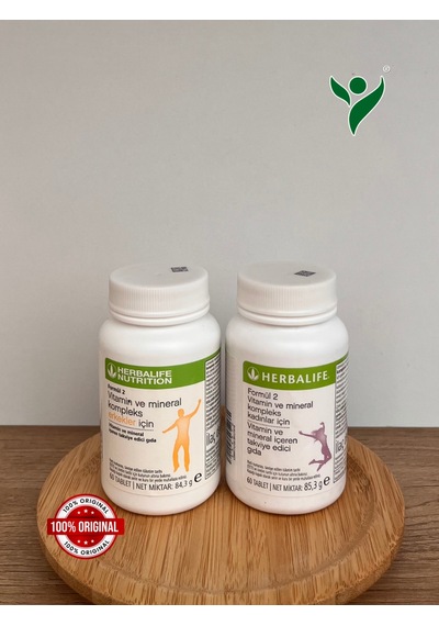 Herbalife 2 Vitamin Ve Mineral Kompleks Kadınlar & Erkekler İçin - 60 Tablet