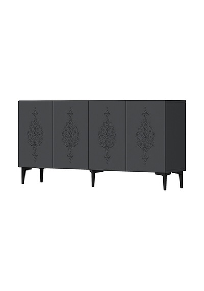 Ka1529 Hüma Konsol Ve Tv Sehpası 150cm Antrasit
