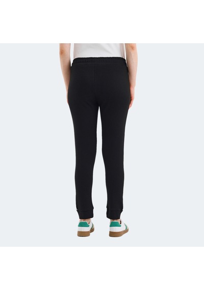 Slazenger VEVA Kadın Cepli Siyah Eşofman Altı