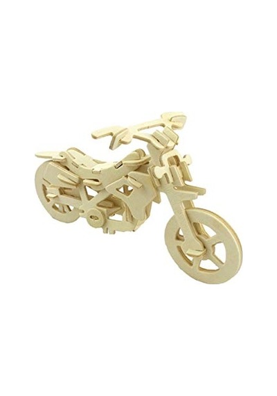Woodcraft Ahşap Maket Cross-Country Motosiklet Maketi