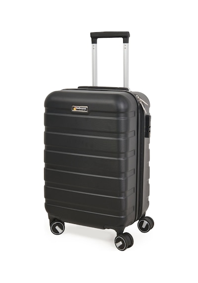 Hoffmannss Titan Kabin Boy Abs Valiz - Siyah - 57x37x23 Cm Çok Renkli