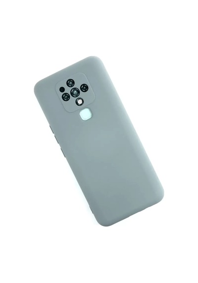 Newface Tecno Camon 16 Kılıf Nano İçi Kadife Silikon - Buz Mavisi