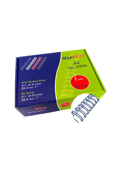 Mapiwire 1 Inch Kutu Tel M.mavi 50 Ad.