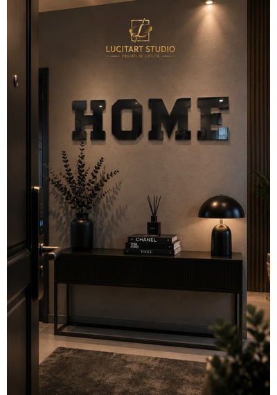 Studio Home Dekoratif Duvar Yazısı 1 Mm Kendinden Yapışkanlı Aynalı Pleksi 9 Renk Seçeneği Füme