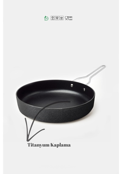 Fin Tava 24 Cm Siyah