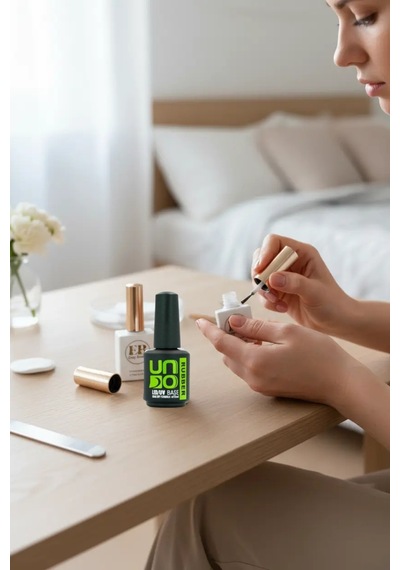 Uno Rubber Base Coat 15ml Protez Tırnak Jeli Baz Kat Rubber Base Gel Rubber Base