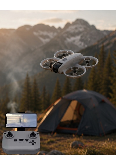 Kameralı Drone Headless Mod Ve Engel Algılama Özellikli