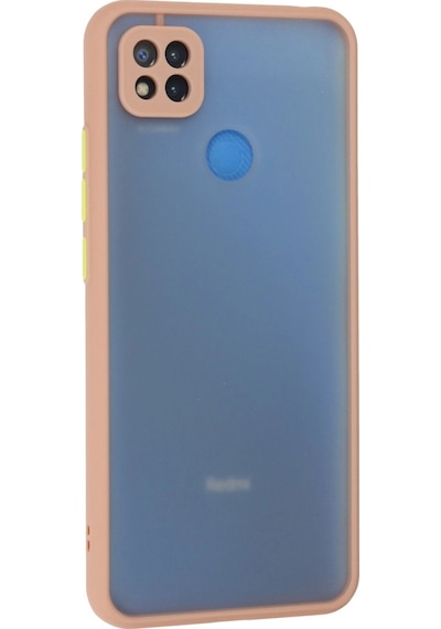 Xiaomi Redmi 9c Kılıf Montreal Silikon Kapak - Pembe Çr