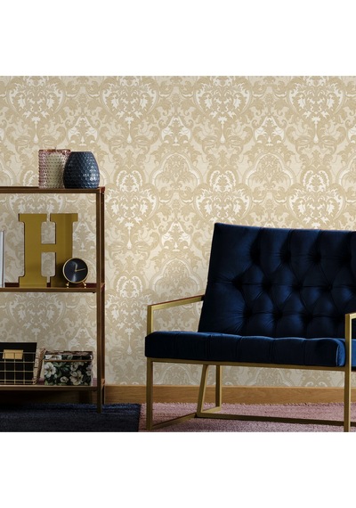 Ephes 1002-5 Damask Büyük, Simli Duvar Kağıdı 10m²
