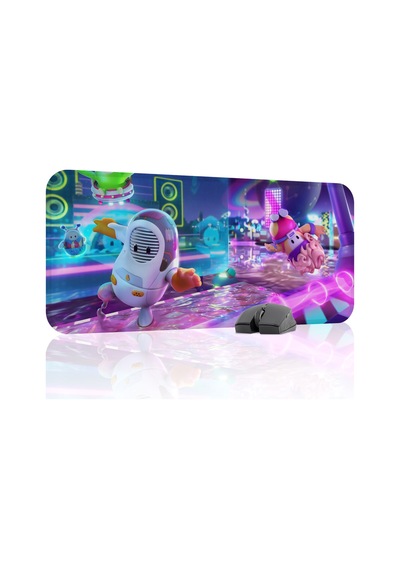 Fall Guys Kaymaz Dikişli Kauçuk Oyuncu Mousepad V1 - 70x30 Xl Gaming Mouse Pad Fare Altlığı