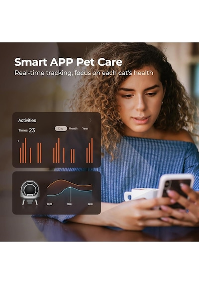 Els Pet Otomatik Koku Kontrollü Akıllı Kedi Tuvaleti