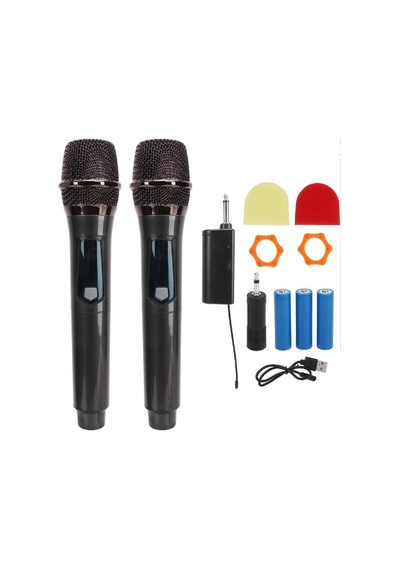 Electroon T-mt07-ee Uhf Sabit Frekanslı 2 Adet Kablosuz Telsiz El Mikrofon