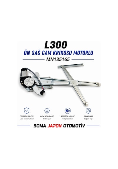 L300 Ön Sağ Cam Krikosu Motorlu Mb421446