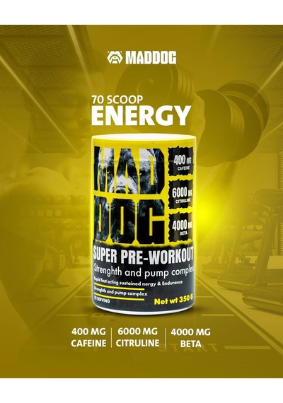 Mad Dog Super Preworkout Pump Complete 350 Gr