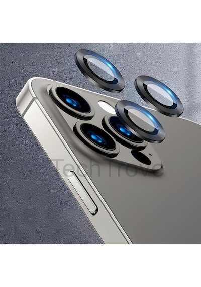 Apple İphone 11 Pro Kamera Lens Koruyucu Parmak İzi Bırakmayan A+ Kalite Gri
